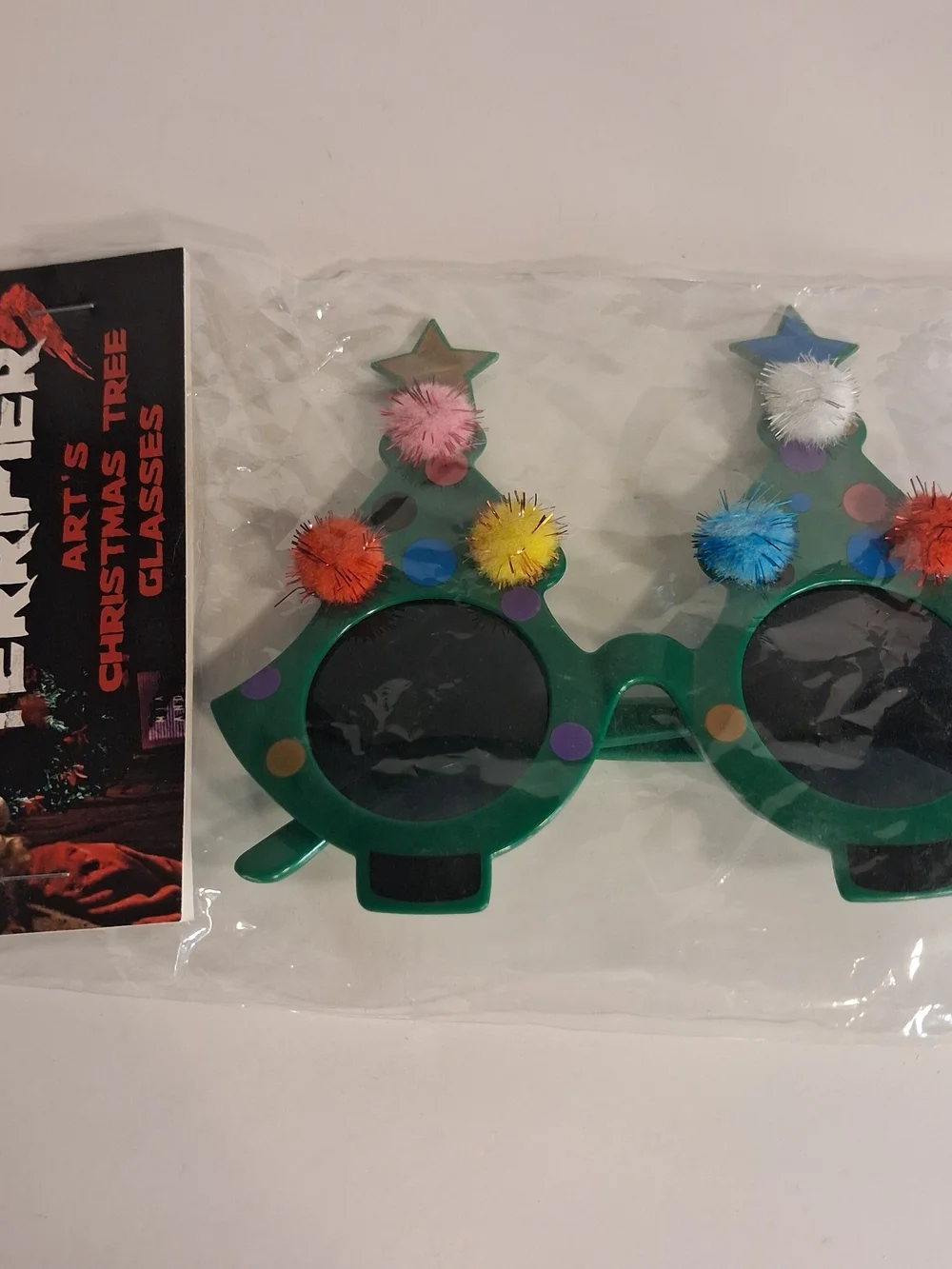 Green Christmas Tree Art The Clown Sunglasses by ScarePros